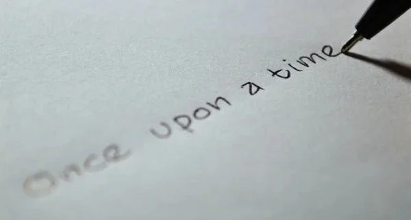 Once upon a time, handwritten